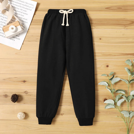 Black/Khaki Casual Joggers Pants