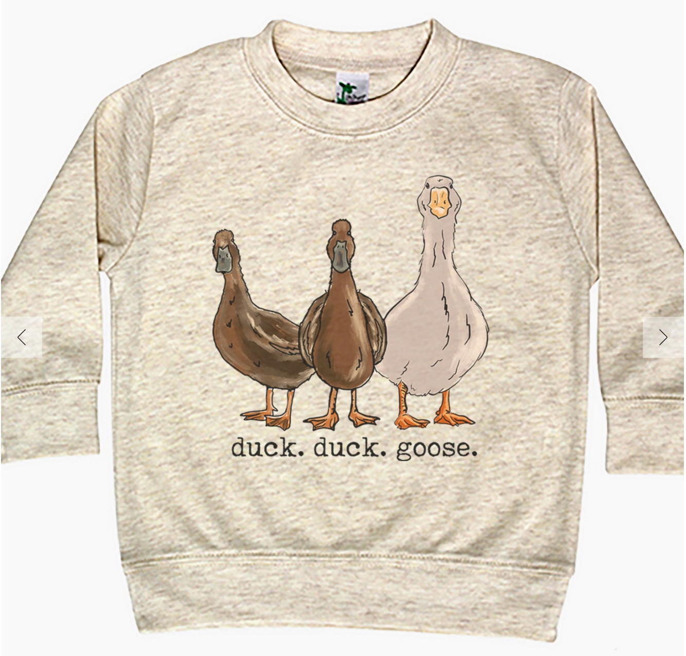 "duck. duck. goose" Farm Animal Long sleeve